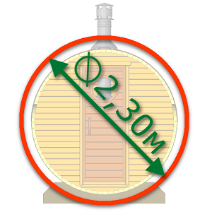 Диаметр 2,30м