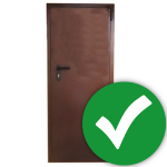 Металлическая без окошка