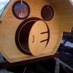 Установка круглой двери