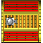 Параллельный полок, печь в торце