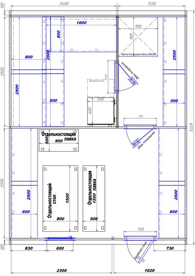 2400х1520-2300х1620 вход справа