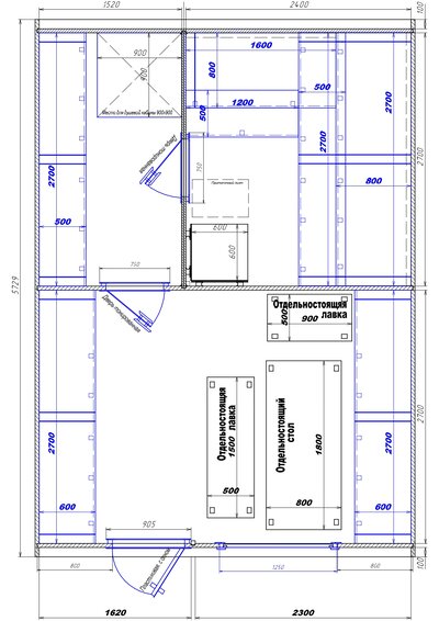 1520х2400-1620х2300 вход слева