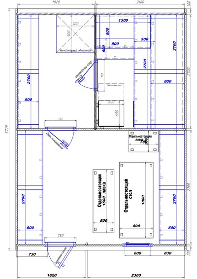 1820х2100-1620х2300 вход слева