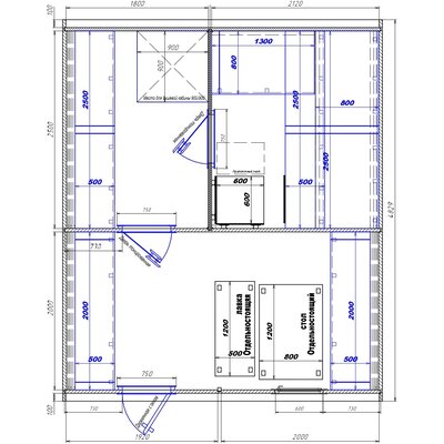 1800х2120-1920х2000 вход слева