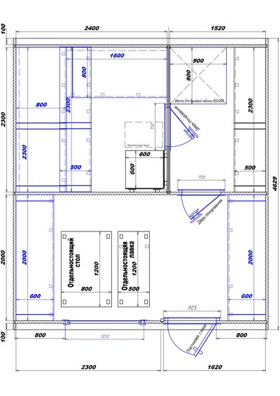 2400х1520-2300х1620 вход справа
