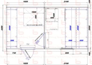 1820х2100 вход слева (Д)