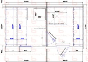 2100х1820 вход справа (Д)