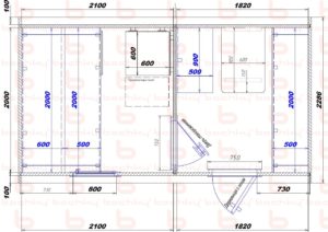 2100х1820 вход справа