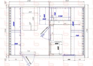 2100х1820 вход слева