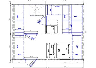 1800х2120-1920х2000 вход слева