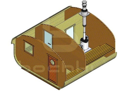 Квадро-вао 4х4.3 три помещения