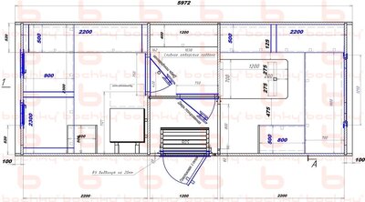 2200x1200x2200 парная слева
