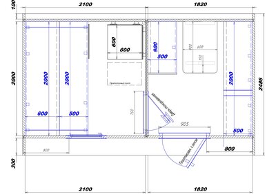 1820х2100 вход справа