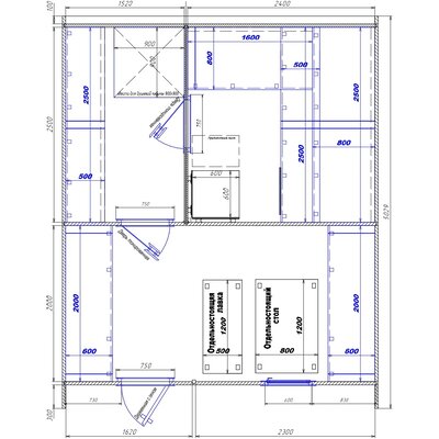 1520х2400-1620х2300 вход слева