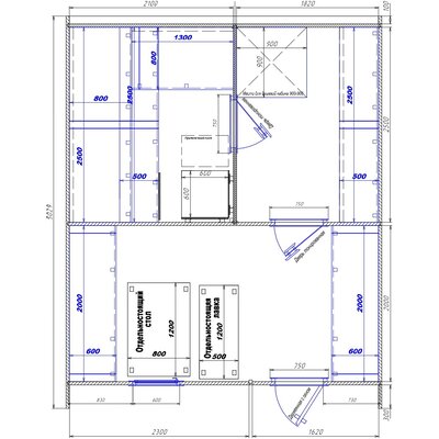 2100х1820-2300х1620 вход справа