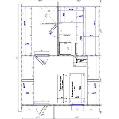 1820х2100-1620х2300 вход слева