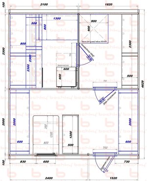 2100х1820-2400х1520 вход справа печь у среднего донышка