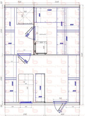1520х2400-2100х1820 вход справа печь у среднего донышка