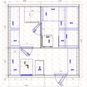1800х2120-2000х1920 вход справа печь у среднего донышка