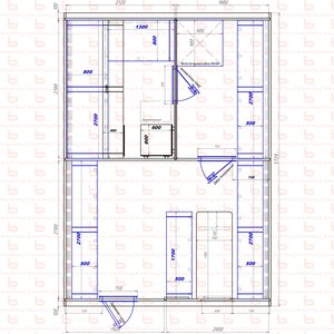 2120х1800-1920х2000 вход слева печь у среднего донышка