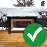 Окно 500×900 с установкой в стене справа