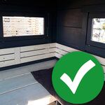 Спинки для полков в комнате отдыха