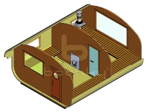 Баня-квадро-овалбочка 4×5,0