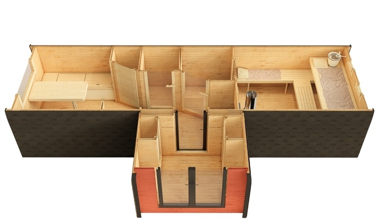 Викинг 8м с крыльцом (Планировка) Викинг 8м с крыльцом (Планировка)