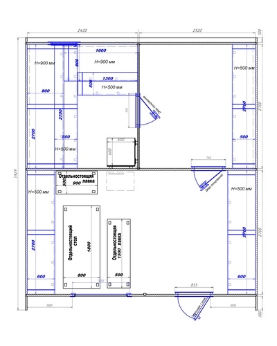 Вход справа