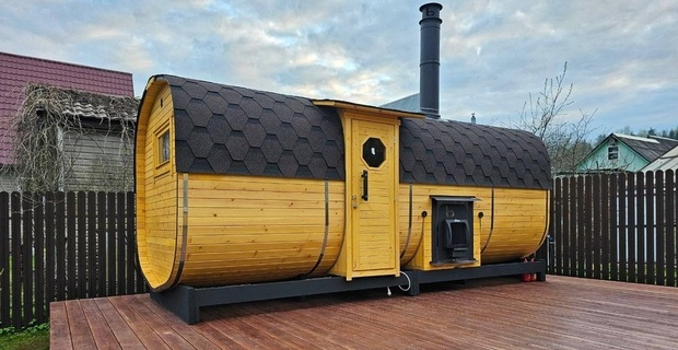 Баня бочка 2