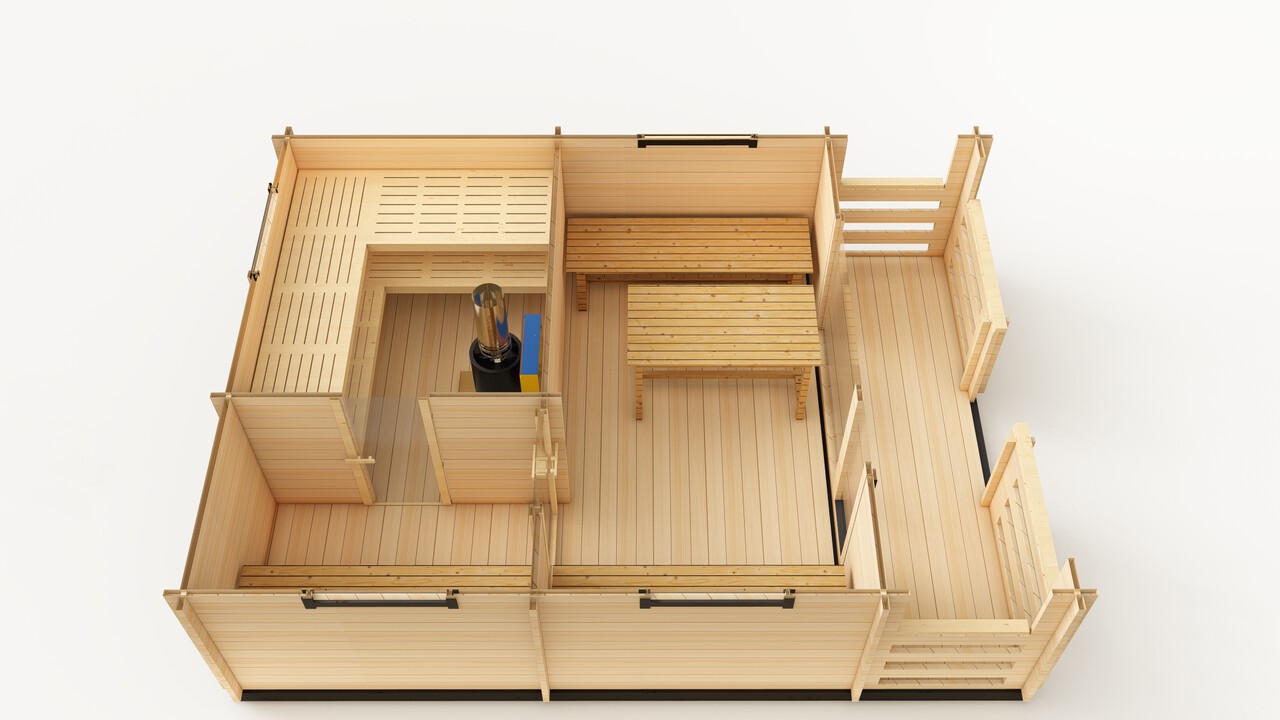 Вид сбоку на сайт